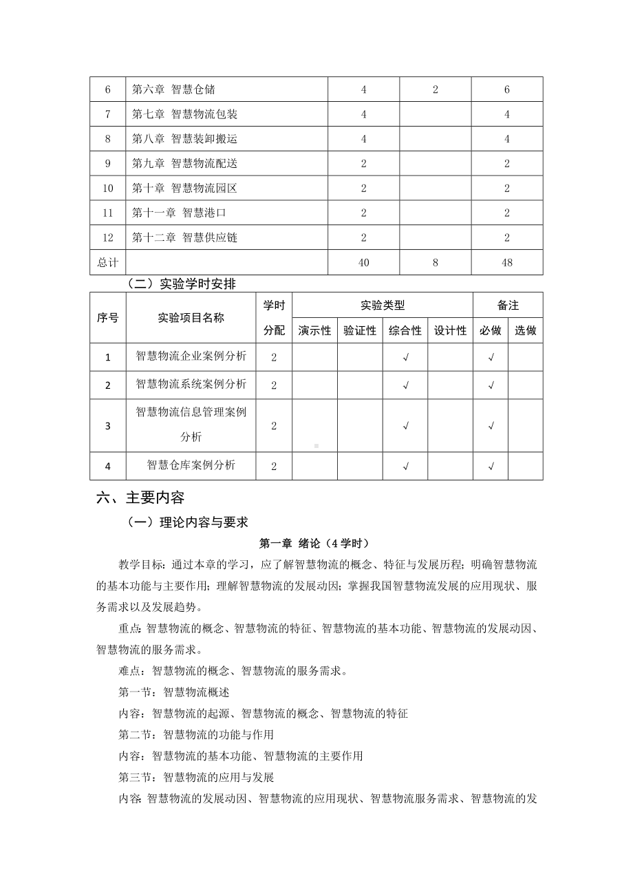 《智慧物流概论》课程教学大纲.docx_第3页