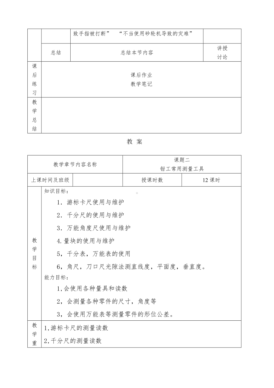 《钳工技能训练》实训教案().docx_第3页