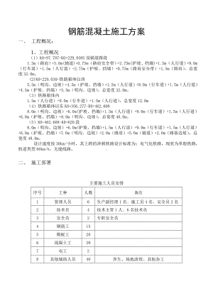 钢筋混凝土施工方案.doc