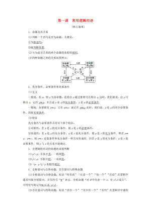 （专题复习）最新部编本高中数学-第一章-常用逻辑用语阶段复习课学案-新人教A版选修2-1.doc