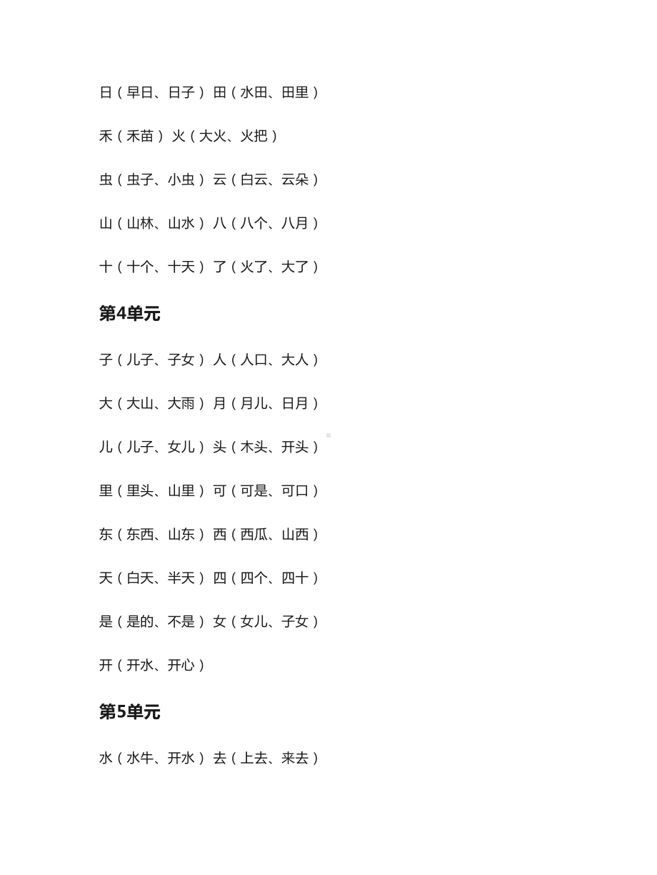 （小学语文）部编一年级语文上全册日积月累及必考字词.doc_第3页