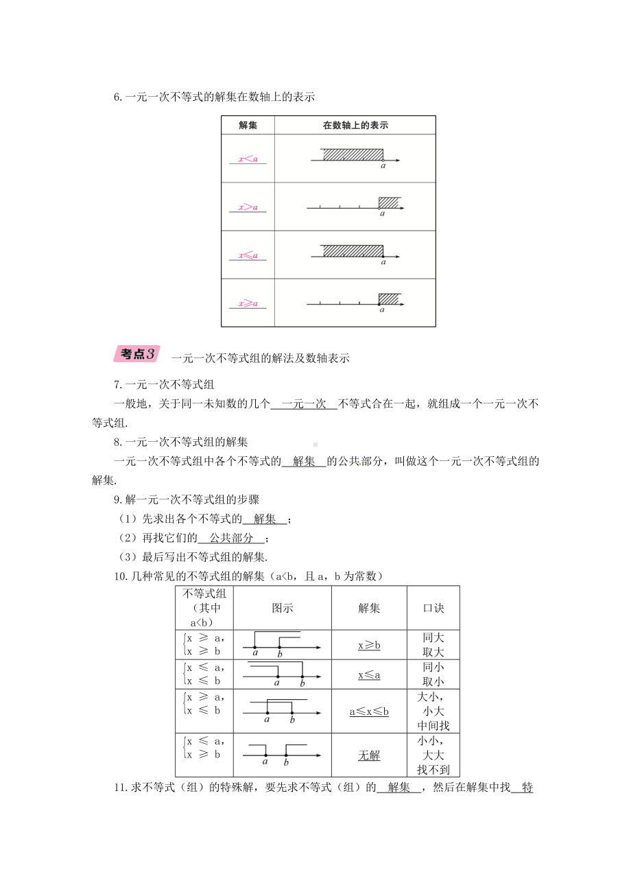 （冲刺必做）(毕节专版)中考数学复习-第2章-方程(组)与不等式(组)第9课时-不等式与不等式组(精讲).doc_第3页