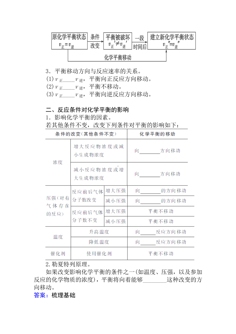 （导学案）化学平衡移动学案.doc_第2页