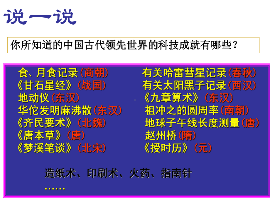 专题二第一节古代科学技术 (2).ppt_第2页