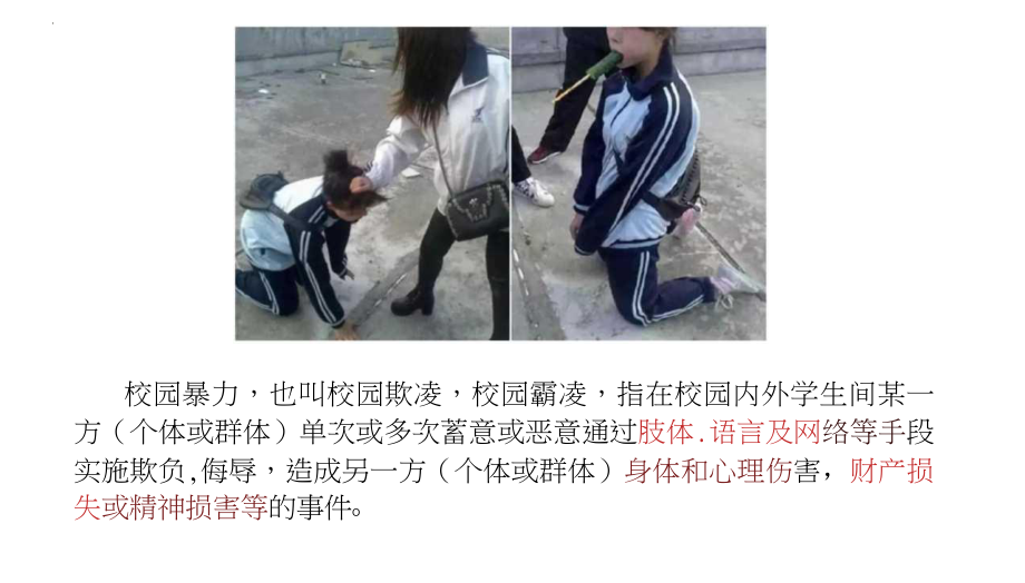 拒绝暴力让校园回归美好 初中主题班会ppt课件.pptx_第3页