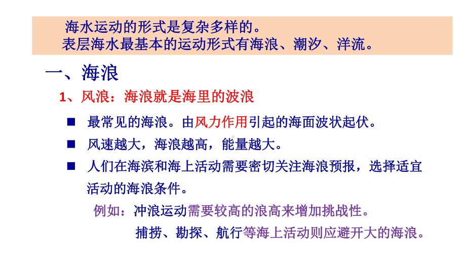 3.3海水的运动(共23张PPT)ppt课件-2023新人教版（2019）《高中地理》必修第一册.pptx_第3页