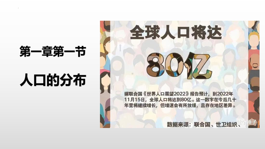 1.1 人口分布 ppt课件-2023新人教版（2019）《高中地理》必修第二册.pptx_第1页