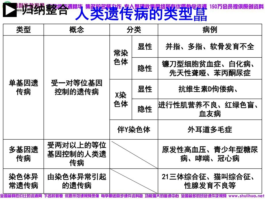 专题复习有关人类遗传病的分析与计算 (2).ppt_第2页