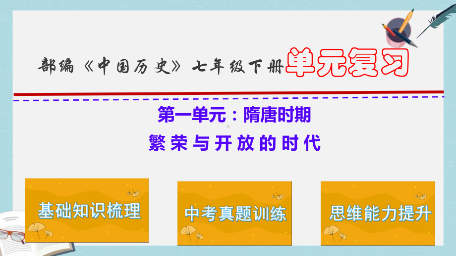 第一单元-隋唐时期繁荣与开放的时代ppt课件-（部）统编版七年级下册《历史》.pptx_第1页