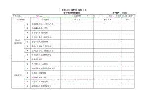 宿舍安全检查表参考模板范本.doc