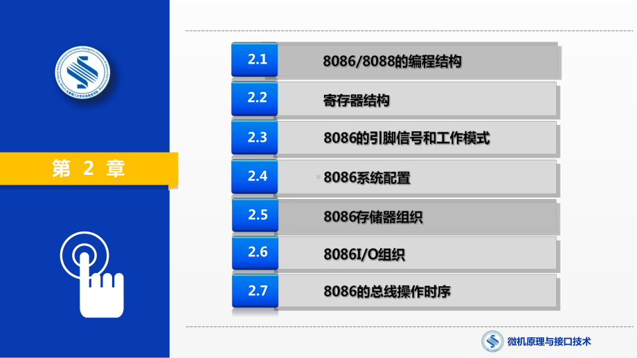 《微机原理与接口技术》课件第2章 微型计算机系统的微处理器.pptx_第1页