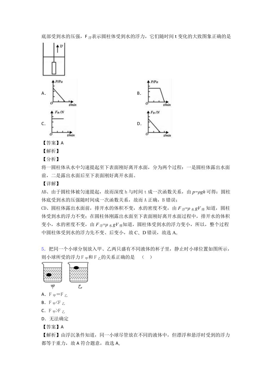 （物理）初中物理浮力专项训练100(附答案).doc_第3页