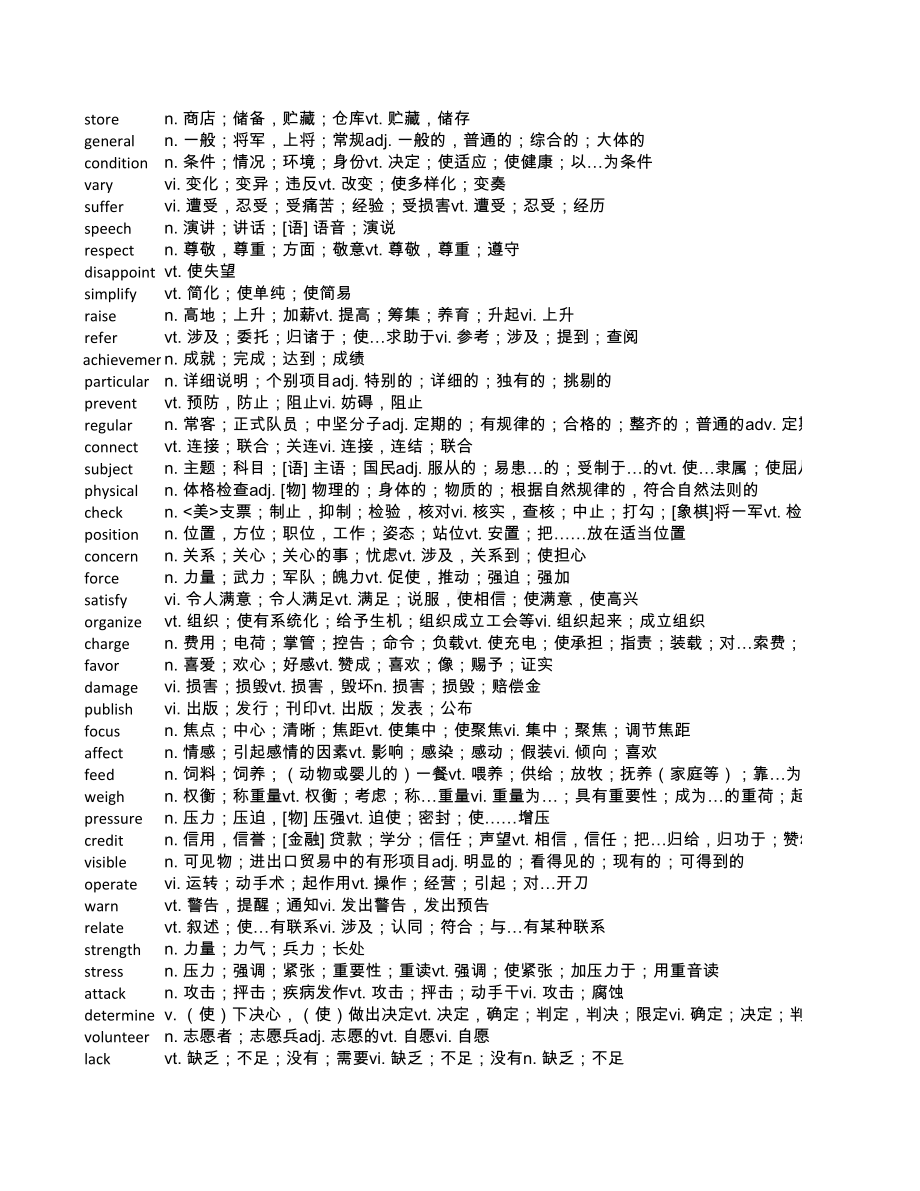 高考历年真题核心高频英语词汇688.xlsx_第2页