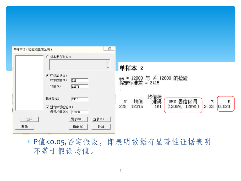 minitab教程-假设检验课件.ppt_第3页