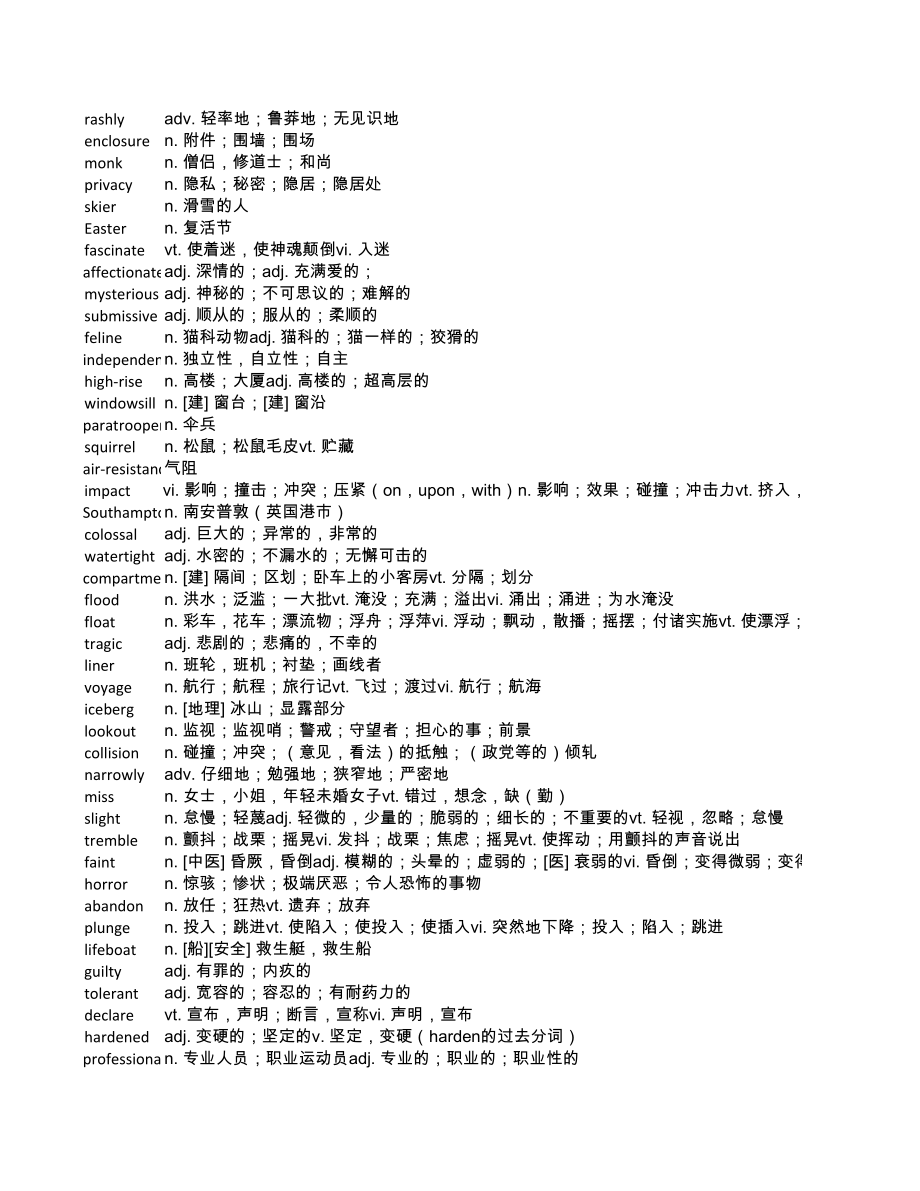 新概念英语第三册（新版）英语词汇.xlsx_第3页