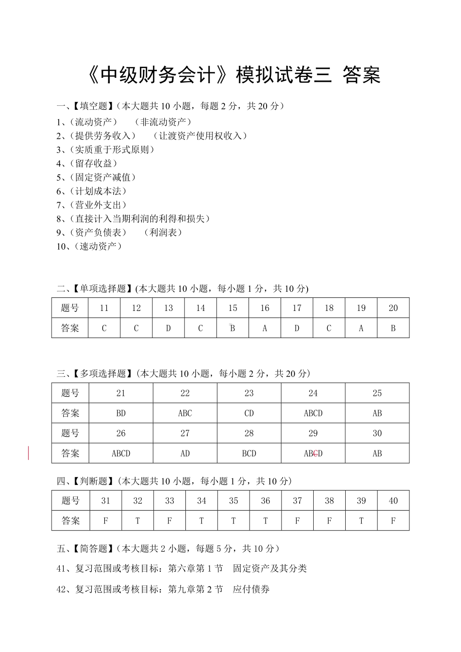 中级财务会计模拟试卷三答案 (2).doc_第1页