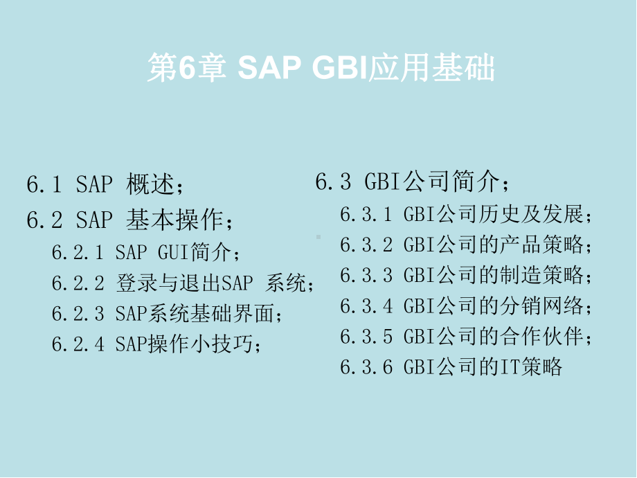 SAP-ERP原理与实训第6章-SAP-GBI-课件.pptx_第3页