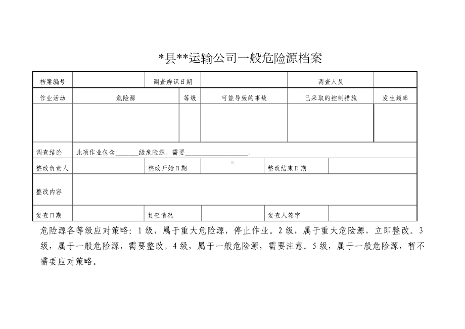 一般危险源档案参考模板范本.doc_第1页