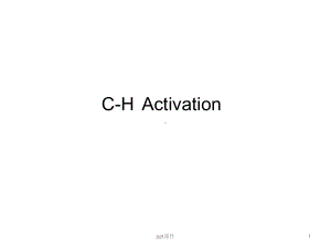 C-H-Activation-教学讲解课件.ppt