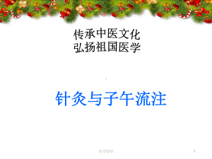 （中医）针灸与子午流注-课件.ppt