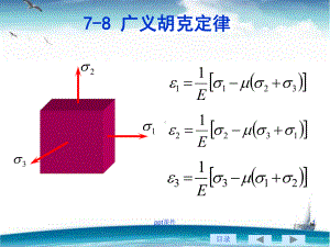 《材料力学》广义胡克定律-课件.ppt