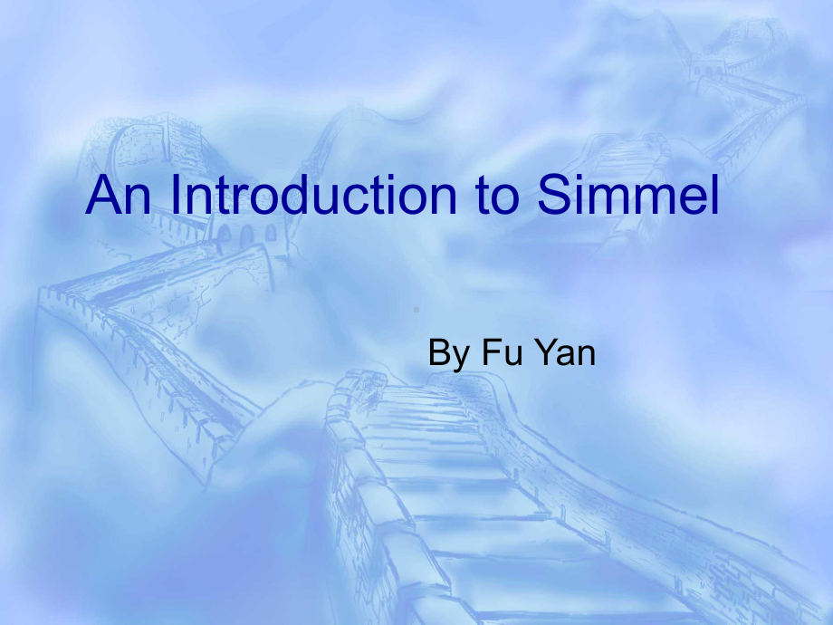 An Introduction to Simmel .ppt_第1页