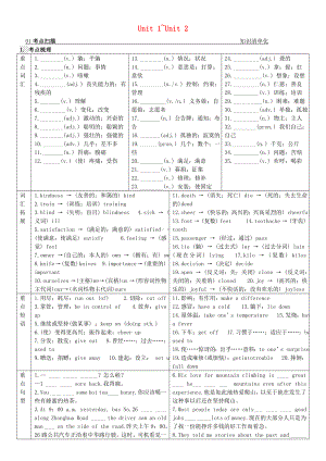 （火线100天）中考英语-第一部分-教材同步复习篇-第十课时-八下-unit1-unit2.doc