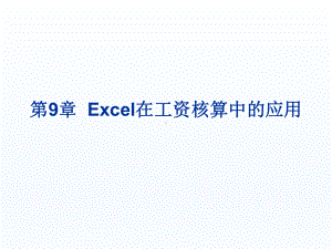 Excel在会计中的应用-课件9.ppt