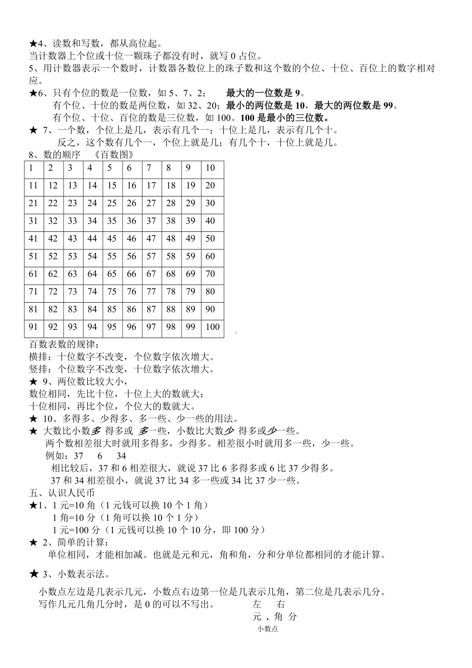 一年级数学下册知识点总结.doc_第3页