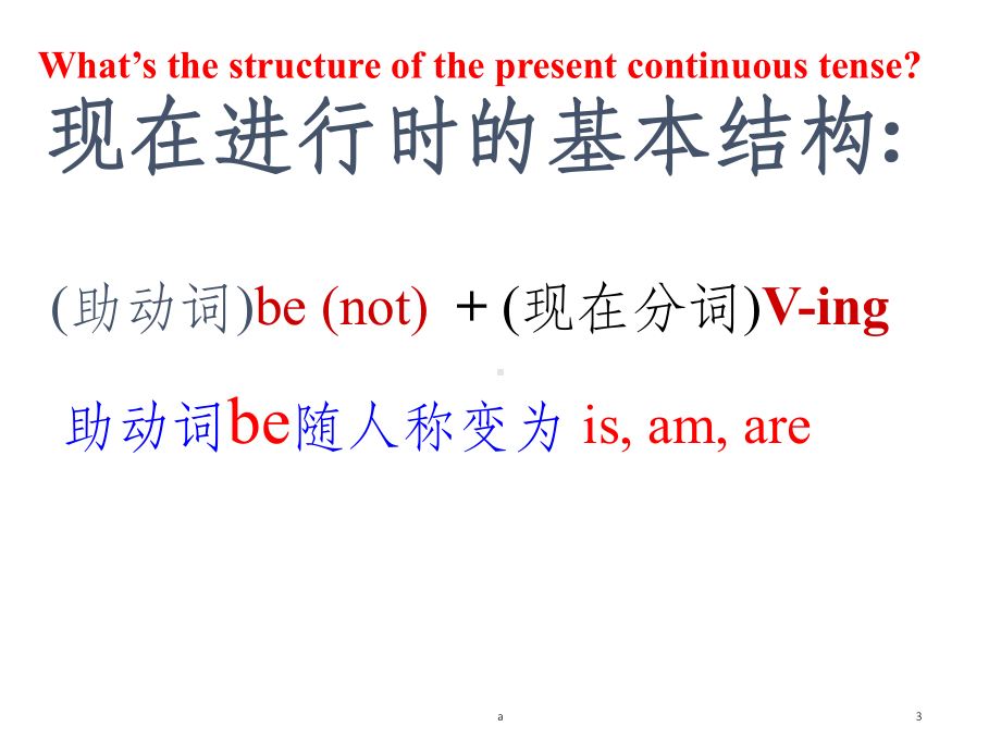 初中英语现在进行时课件.ppt_第3页