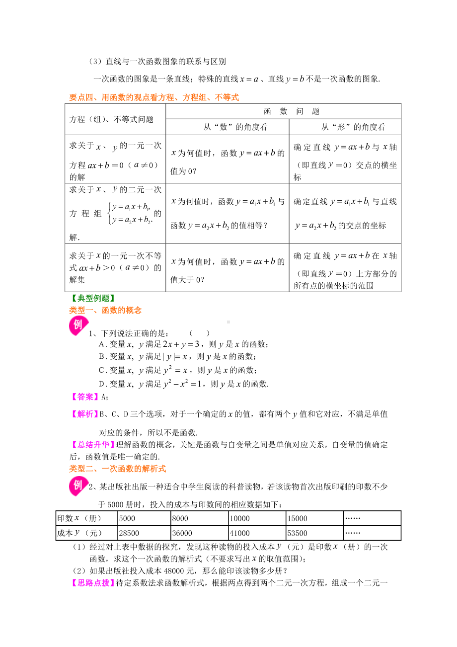 一次函数全章复习与巩固(提高)知识讲解-初中数学（名校学案+详细解答）.doc_第3页