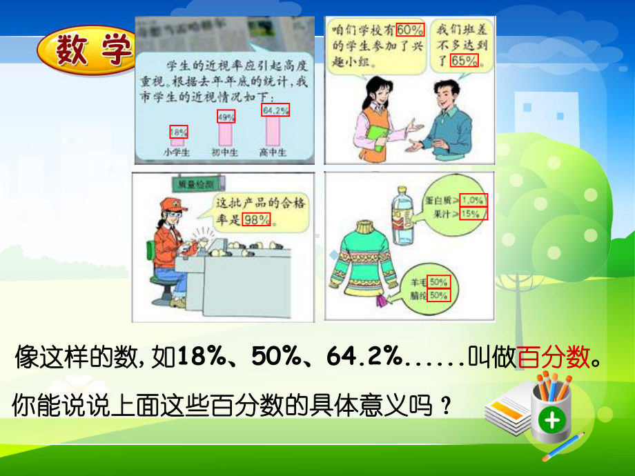 人教版六年级数学上册第五单元百分数课件.ppt_第3页