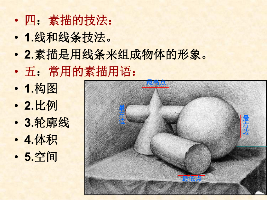 冀教版七年级美术下册素描课件.pptx_第3页