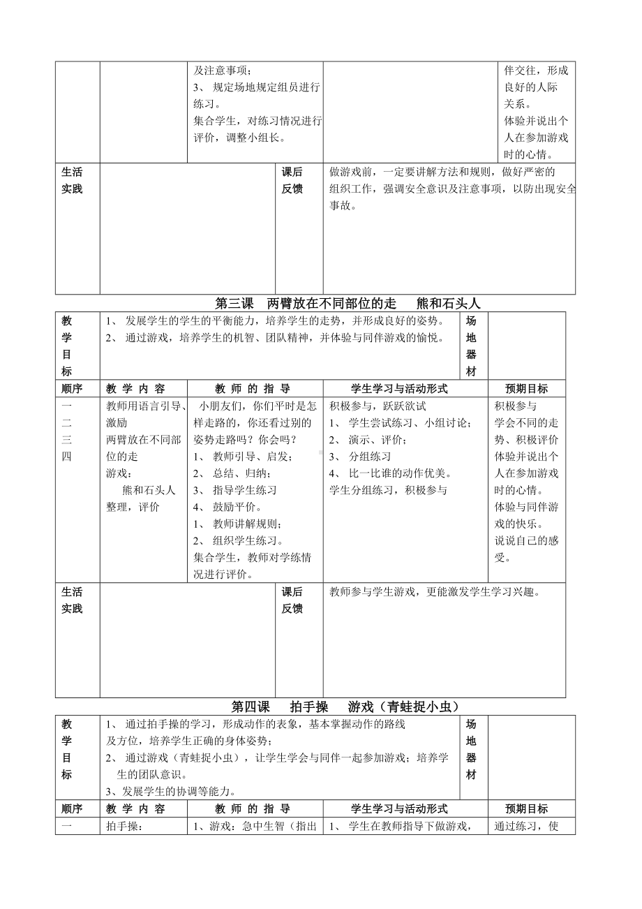 一年级体育课教案下册.docx_第2页