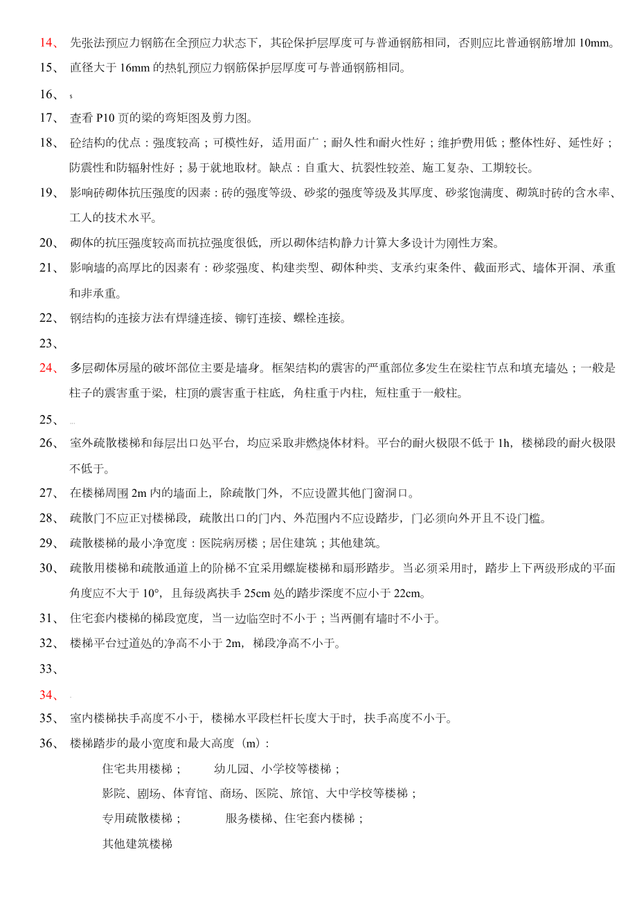 一级建造师建筑工程实务知识点汇总.doc_第2页