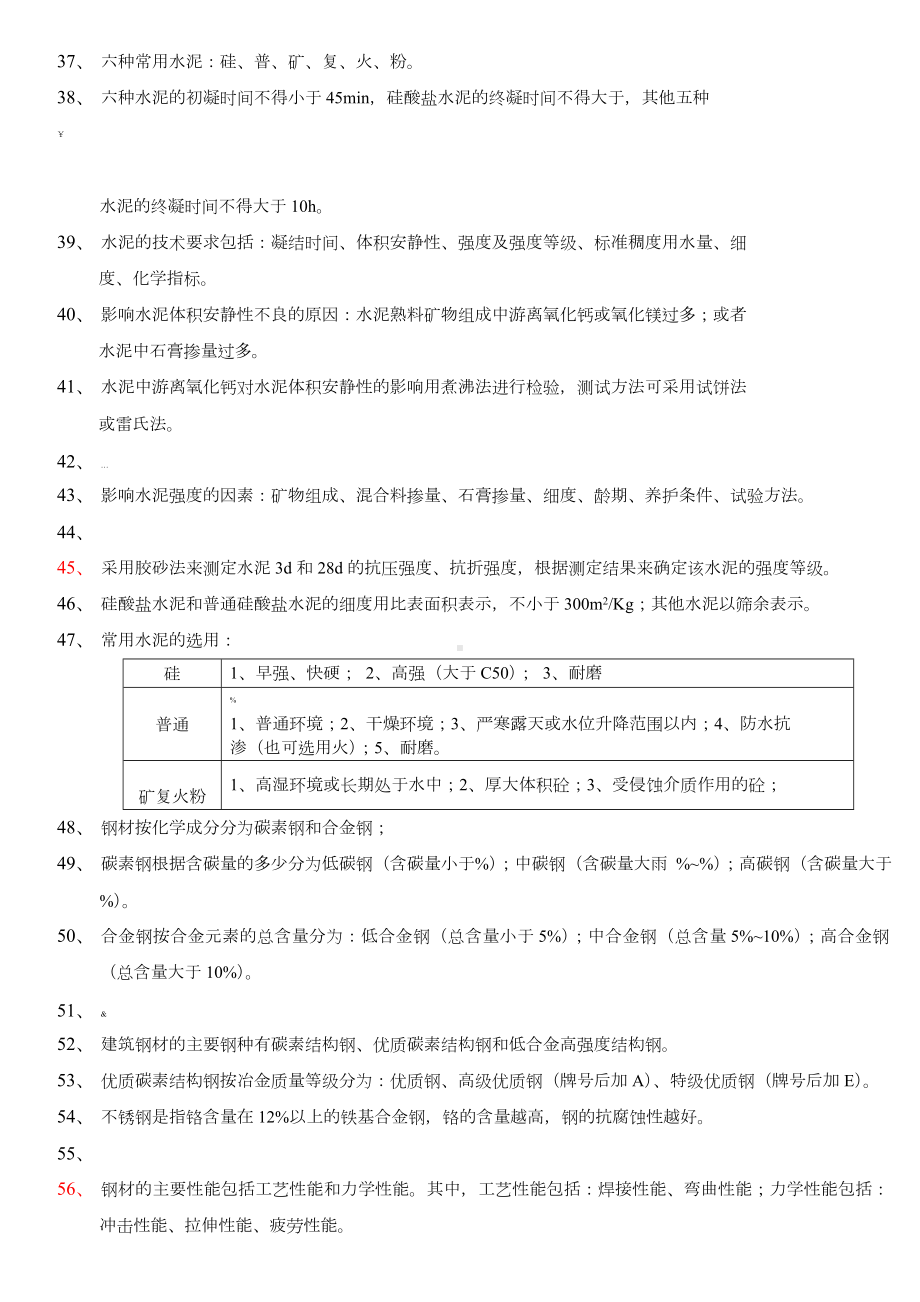 一级建造师建筑工程实务知识点汇总.doc_第3页