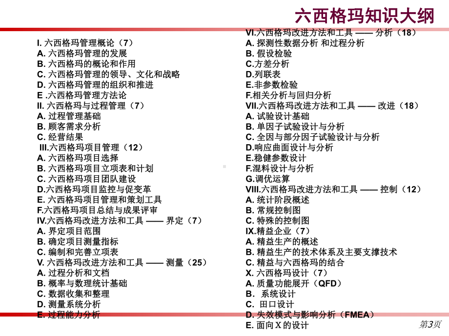 六西格玛黑带考试(第一部分)-北京冠卓课件.pptx_第3页