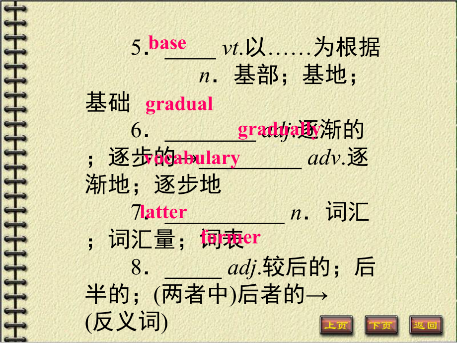 人教版高中英语必修一Unit2-单词讲解-(共5课件.ppt_第3页