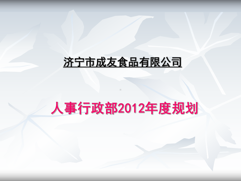 人事行政部规划课件.ppt_第1页