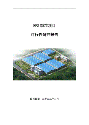 EPS颗粒项目可行性研究报告范文.doc