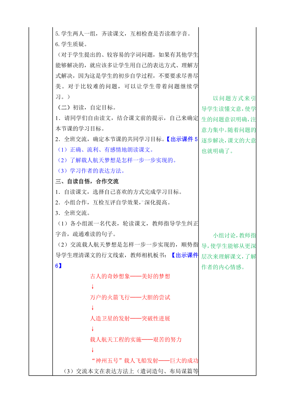 （部编版）四年级语文下册8-千年梦圆在今朝-教案.doc_第2页