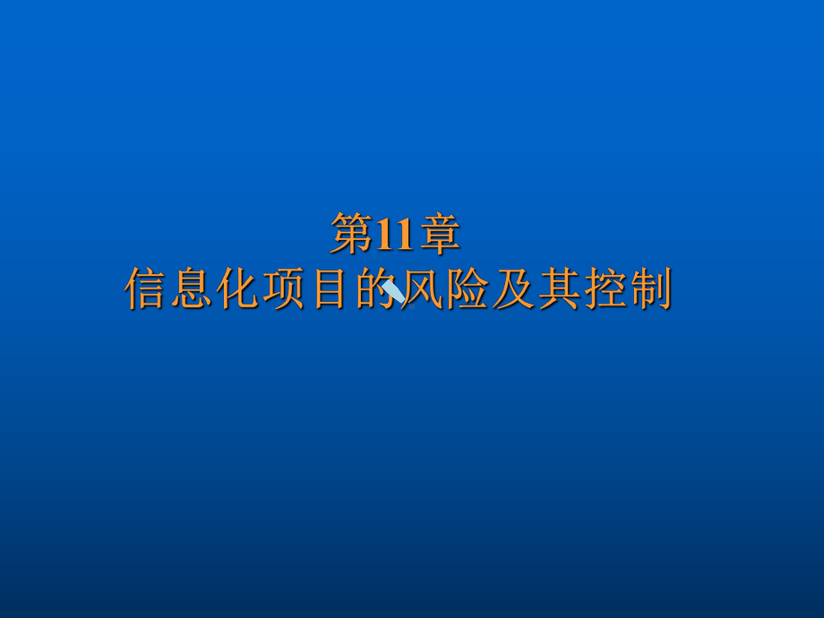 信息化项目的风险及其控制课件.ppt_第1页