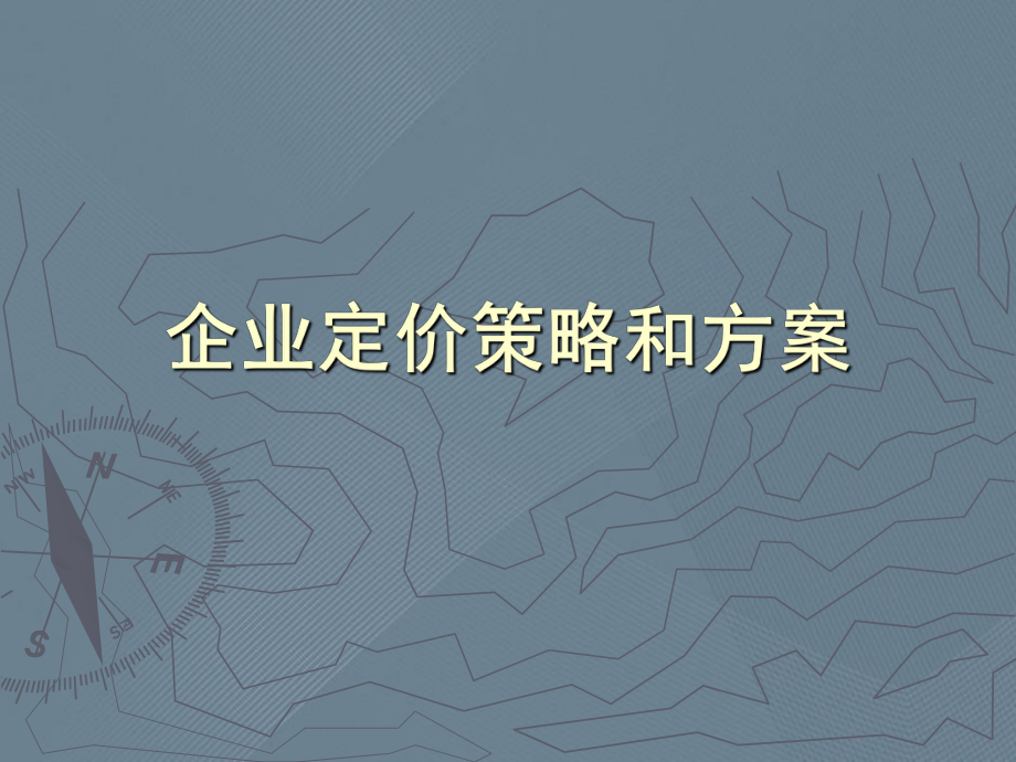 企业定价策略和方案.ppt_第1页