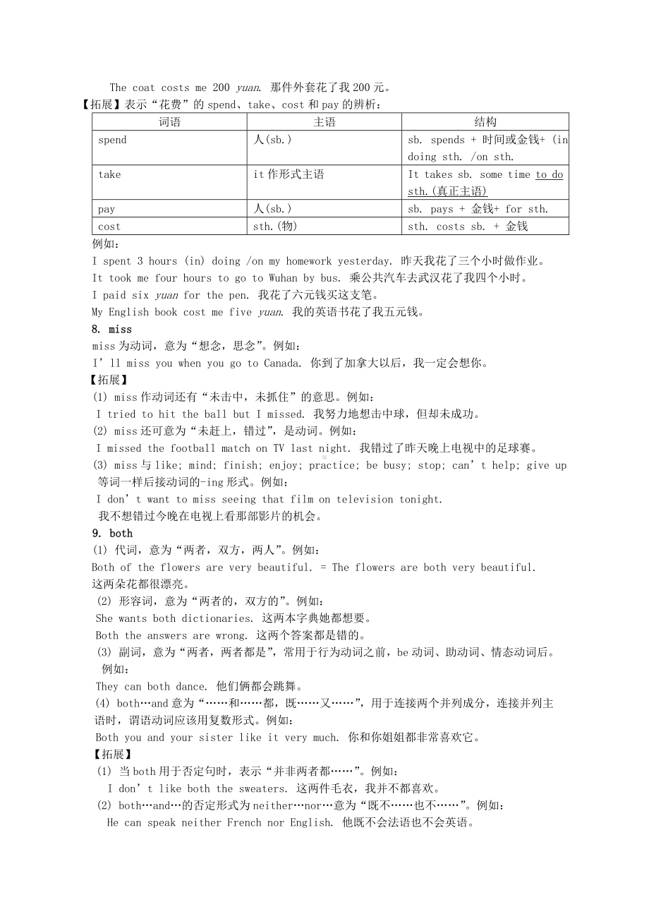 七年级英语下册-Review-of-Units-5-6词句精讲精练-(新版)仁爱版.doc_第3页