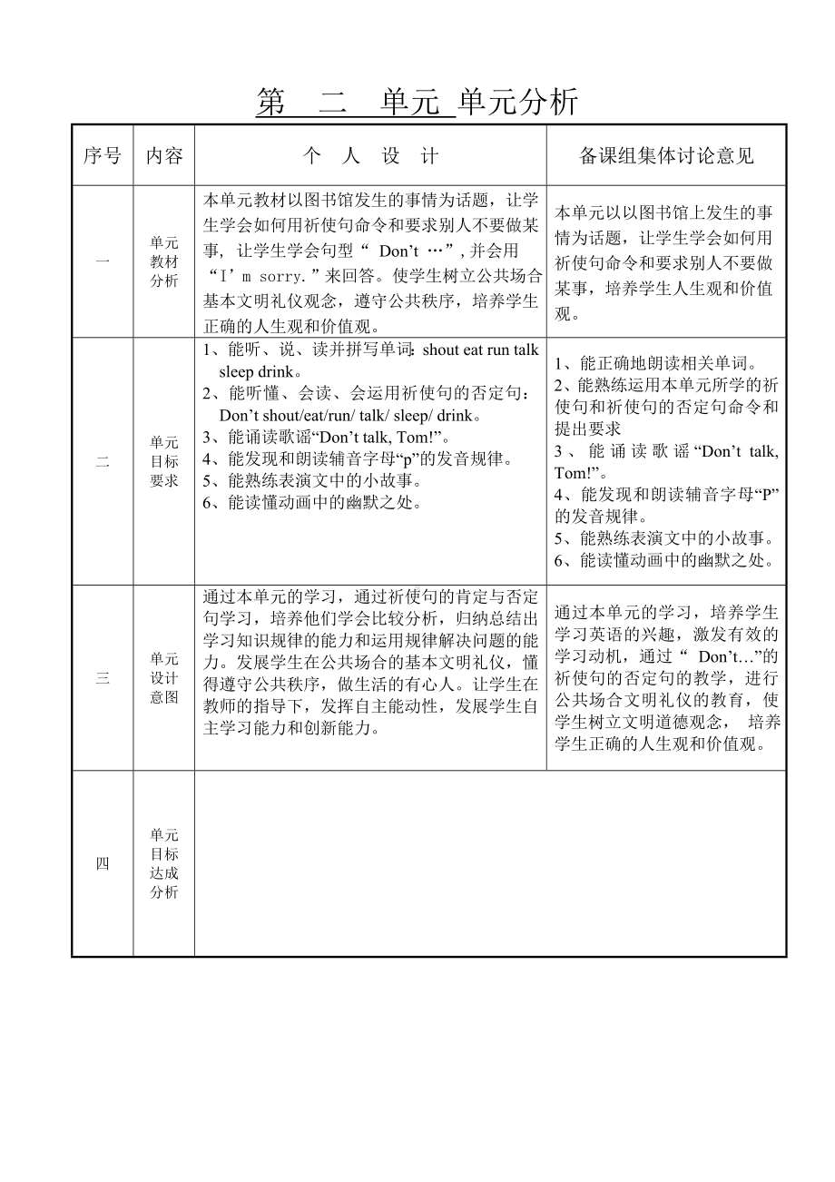 三年级下册-译林三年级英语3B-Unit-2-In-the-library教案表格式.doc_第1页