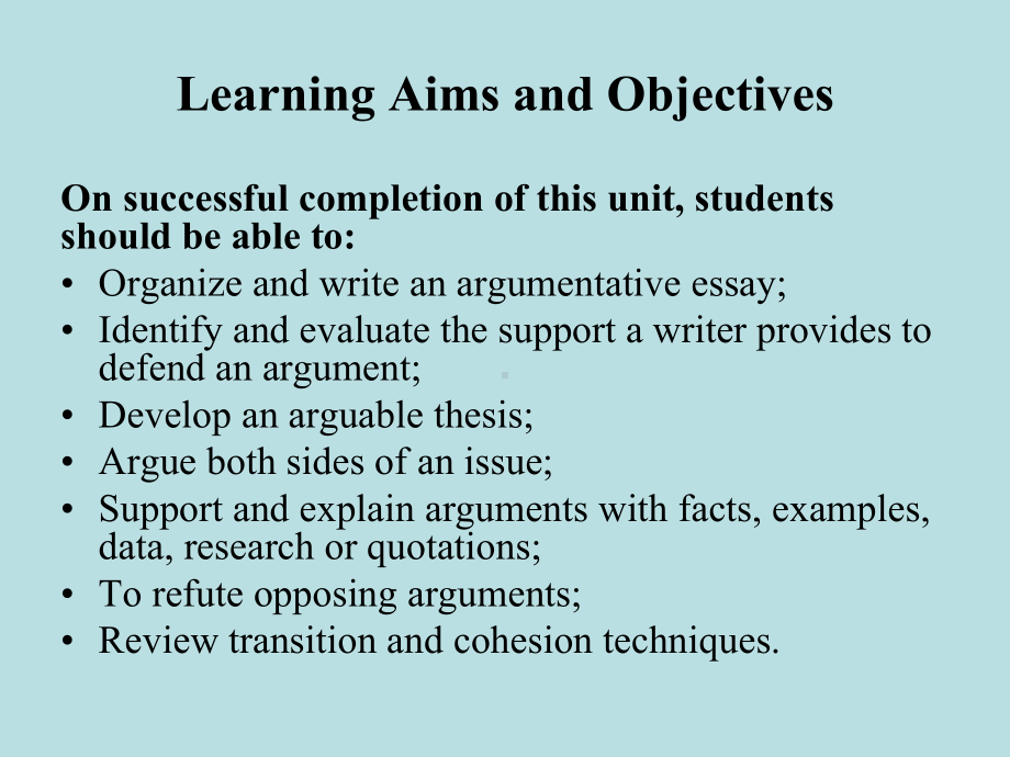 大学英语高级写作教程Unit-4--Argum课件.ppt_第2页