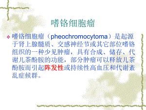 嗜铬细胞瘤的CT诊断课件.ppt