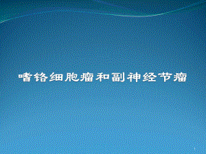 嗜铬细胞瘤和副神经节瘤课件.ppt