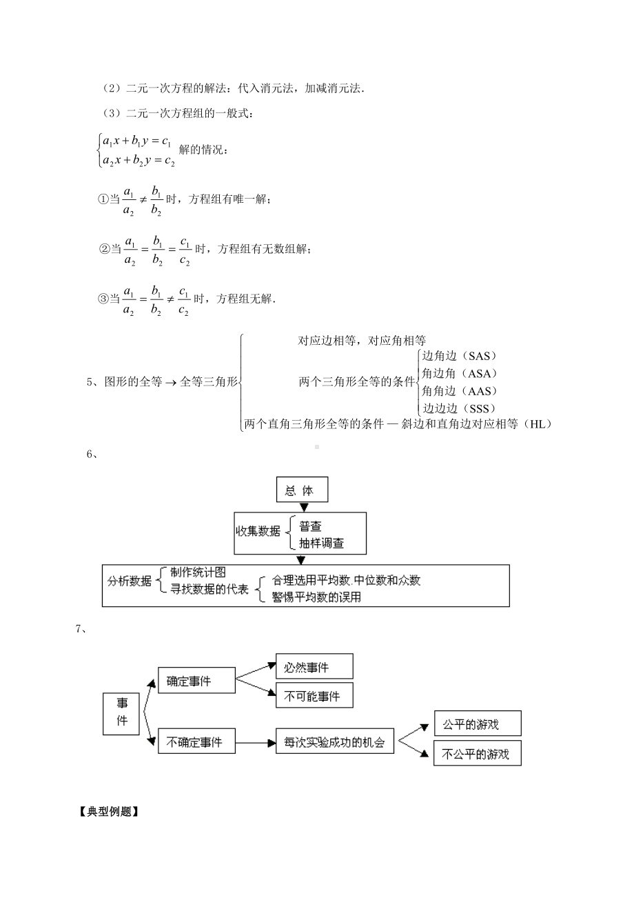 七年级数学下册课后补习班辅导期末复习讲学案苏科版.doc_第3页