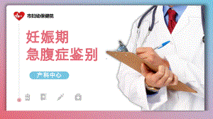 妊娠期急腹症及鉴别诊断PPT课件院内培训.pptx